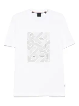 BOSS: Футболка с принтом 