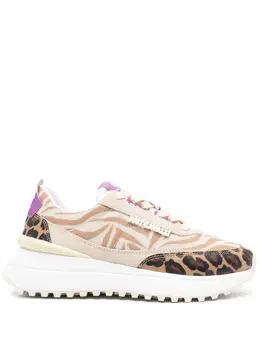 Just Cavalli logo-patch low-top sneakers 22370601