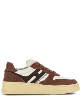 Hogan logo-patch leather sneakers 23524169
