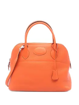 Hermes Bolide 31 Feu leather top-handle tote bag 32009222