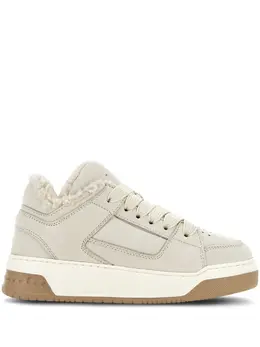 Hogan H667 faux-shearling leather sneakers 23526167