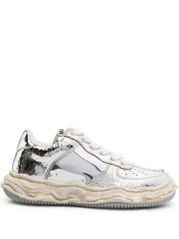 Maison Mihara Yasuhiro Wayne metallic-effect sneakers 22914890