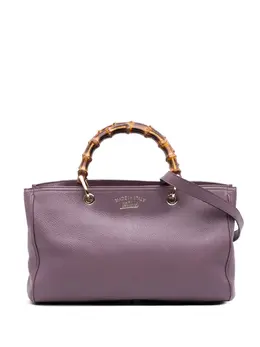 Gucci 2016-2025 Medium Calfskin Bamboo Shopper satchel 32060129