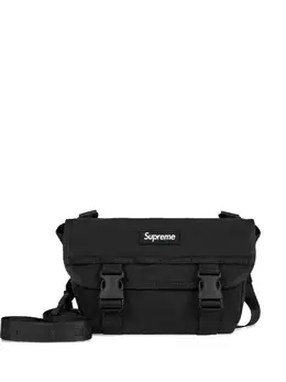 Supreme mini logo-patch messenger bag 32014699