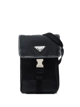 Prada 2010s triangle-logo cross body bag 30191431
