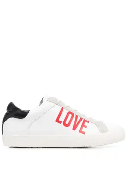 Love Moschino logo-print low-top sneakers 17829479