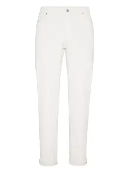 Brunello Cucinelli: Белые джинсы 