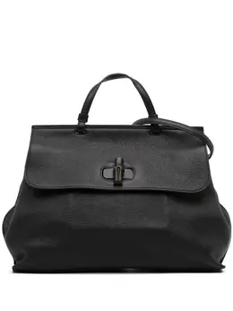 Gucci 2016-2025 Large Leather Bamboo Daily satchel 32081263