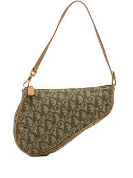 Christian Dior Pre-Owned: Зелёная сумка 