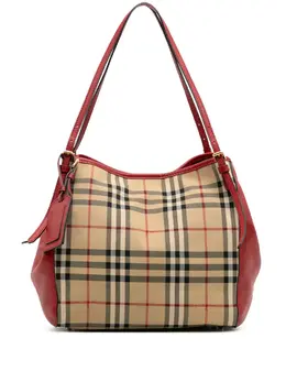 Burberry Pre-Owned: Коричневая сумка-шоппер 