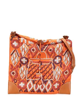 Hermes 2012 Silk and Barenia Kelly En Perles Silky City 33 crossbody bag 30742277