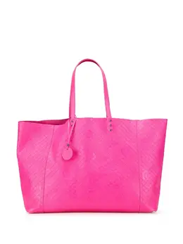 Bottega Veneta 2012-2025 Leather Intrecciomirage Butterfly tote bag 32129250