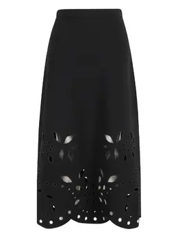 Ulla Johnson: Юбка с растительным принтом 