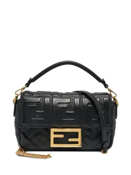 Fendi mini Baguette leather shoulder bag 30321678