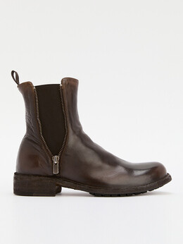 Officine Creative: Коричневые ботинки 