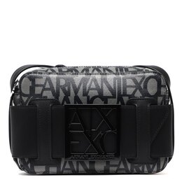 Armani Exchange: Чёрная сумка 