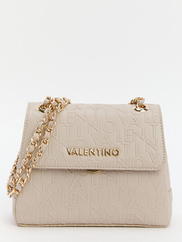 Valentino: Бежевая сумка 