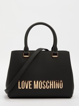 Love Moschino: Чёрная спортивная сумка 
