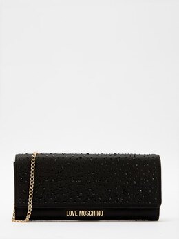 Love Moschino: Чёрный клатч 
