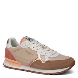 Pepe Jeans: Бежевые кроссовки 