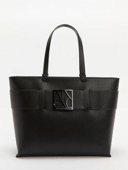 Armani Exchange: Чёрная сумка 