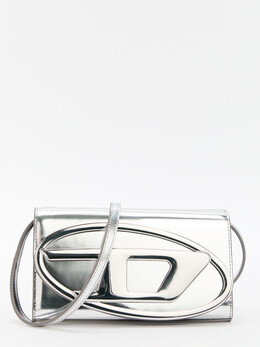 Diesel: Серебристый клатч 