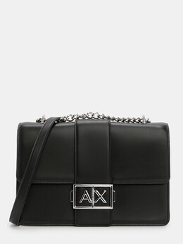 Armani Exchange: Чёрная сумка 