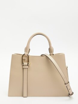 Furla: Бежевая спортивная сумка 
