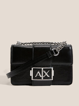 Armani Exchange: Чёрная сумка 