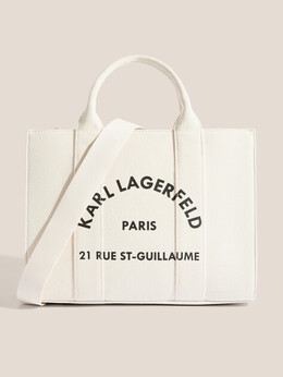 Karl Lagerfeld: Белая спортивная сумка 