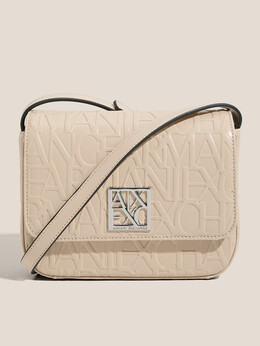 Armani Exchange: Бежевая сумка 