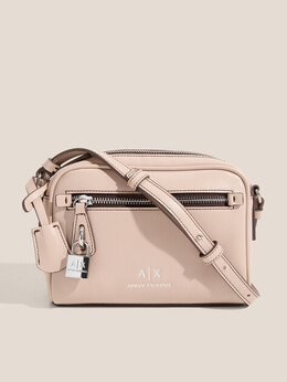 Armani Exchange: Розовая сумка 