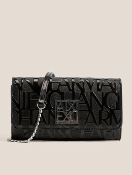 Armani Exchange: Чёрный клатч 