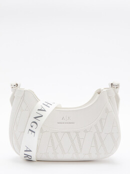 Armani Exchange: Белая сумка 
