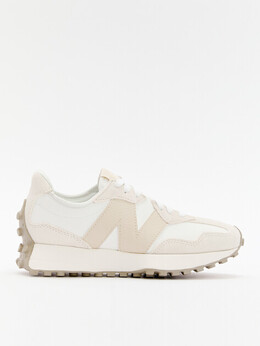New Balance: Бежевые кроссовки 