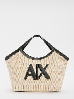 Armani Exchange: Светлая сумка 
