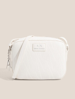 Armani Exchange: Белая сумка 