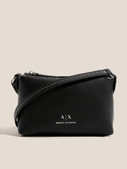 Armani Exchange: Чёрная сумка 
