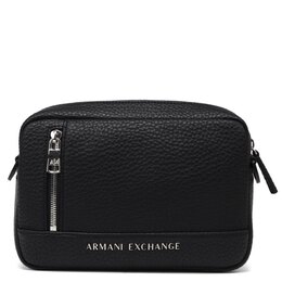 Armani Exchange: Чёрная сумка 