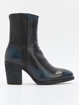 Officine Creative: Тёмные ботинки 