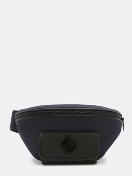 Armani Exchange: Тёмная сумка 