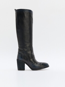 Officine Creative: Тёмные сапоги 