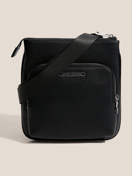 Armani Exchange: Чёрная сумка 