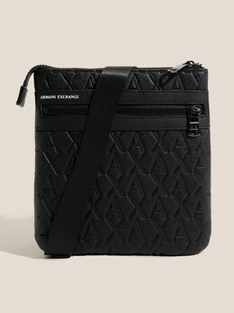 Armani Exchange: Чёрная сумка 