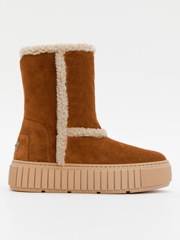 Furla: Коричневые угги 