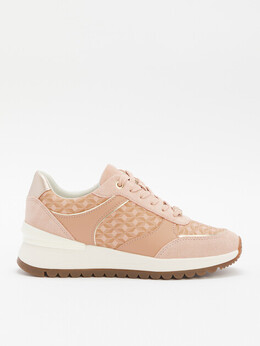 Geox: Розовые кроссовки 