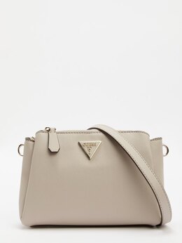 Guess: Бежевая сумка 