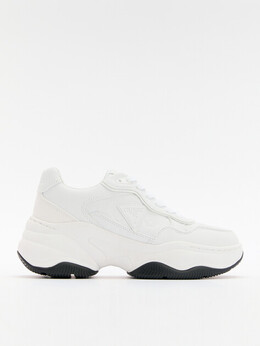 Guess: Белые кроссовки 