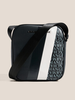 Armani Exchange: Тёмная сумка 