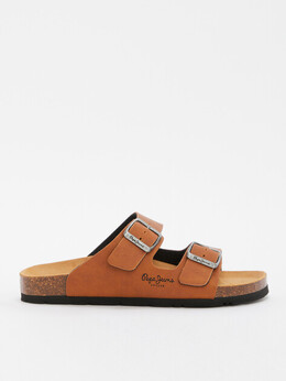 Pepe Jeans: Светлые шлёпанцы 